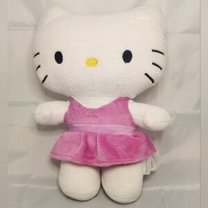11” Hello Kitty Fiesta Pink Dress Plush Stuffed Animal Missing Flower Bow